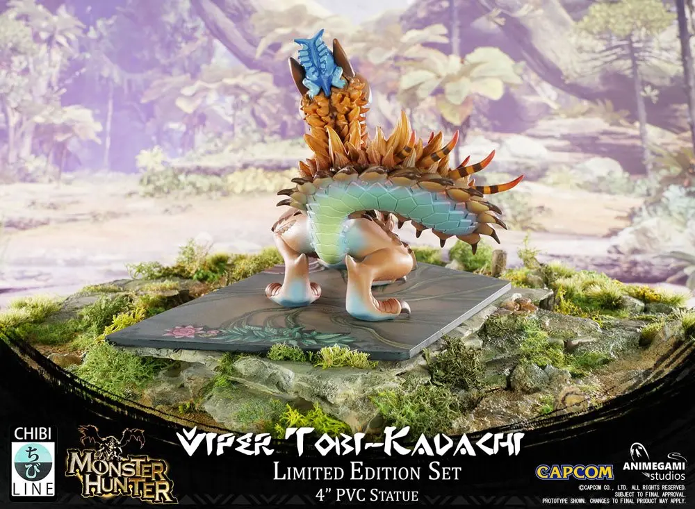 Monster Hunter Viper Tobi-Kadachi PVC szobor figura 10 cm termékfotó