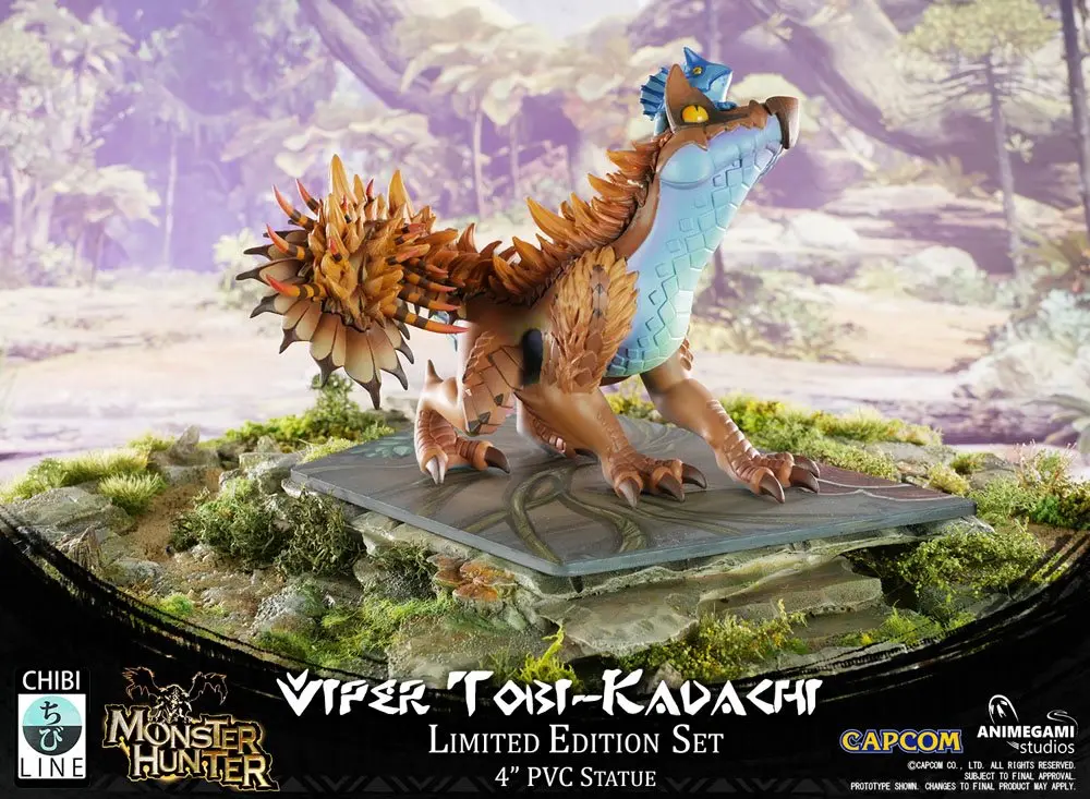 Monster Hunter Viper Tobi-Kadachi PVC szobor figura 10 cm termékfotó