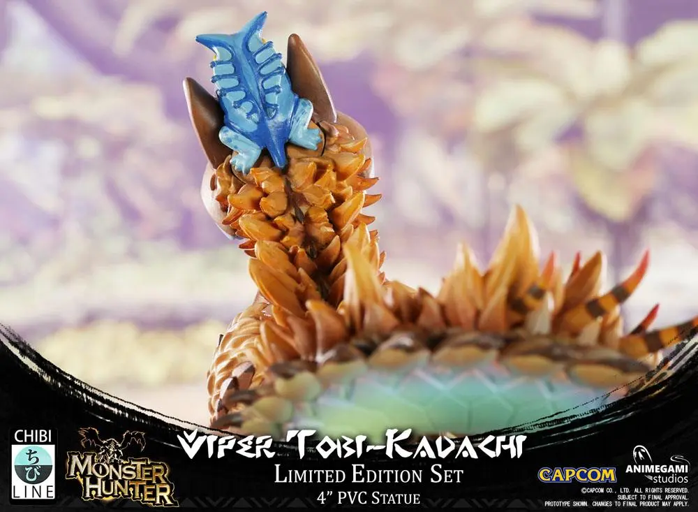 Monster Hunter Viper Tobi-Kadachi PVC szobor figura 10 cm termékfotó