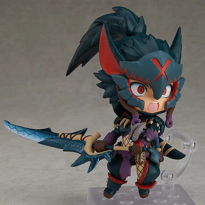 Monster Hunter World Iceborne Hunter Female Nargacuga Alpha Armor Deluxe Nendoroid figura 10cm termékfotó