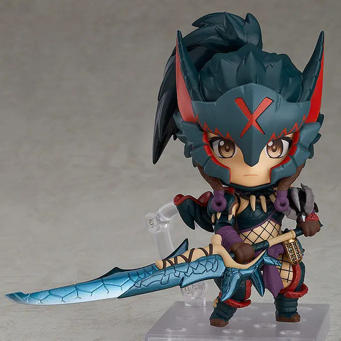 Monster Hunter World Iceborne Hunter Female Nargacuga Alpha Armor Deluxe Nendoroid figura 10cm termékfotó