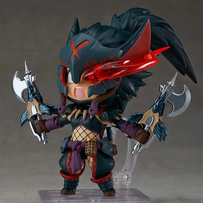 Monster Hunter World Iceborne Hunter Female Nargacuga Alpha Armor Deluxe Nendoroid figura 10cm termékfotó
