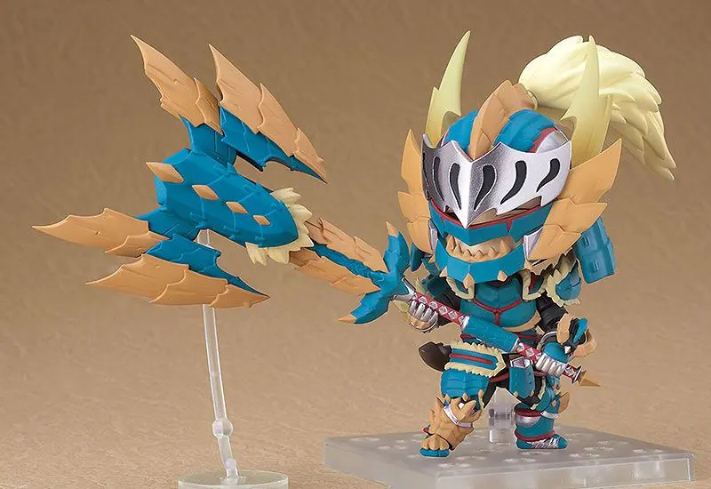 Monster Hunter World Iceborne Nendoroid Hunter Male Zinogre Alpha Armor Ver. DX akciófigura 10 cm termékfotó