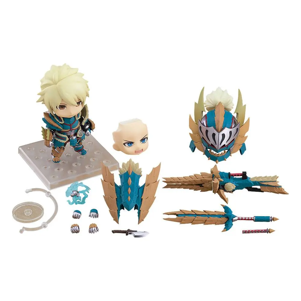 Monster Hunter World Iceborne Nendoroid Hunter Male Zinogre Alpha Armor Ver. DX akciófigura 10 cm termékfotó
