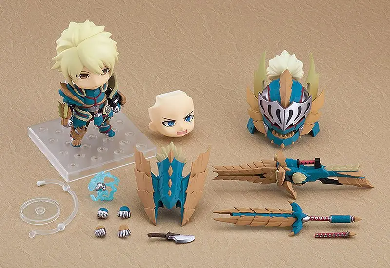 Monster Hunter World Iceborne Nendoroid Hunter Male Zinogre Alpha Armor Ver. DX akciófigura 10 cm termékfotó
