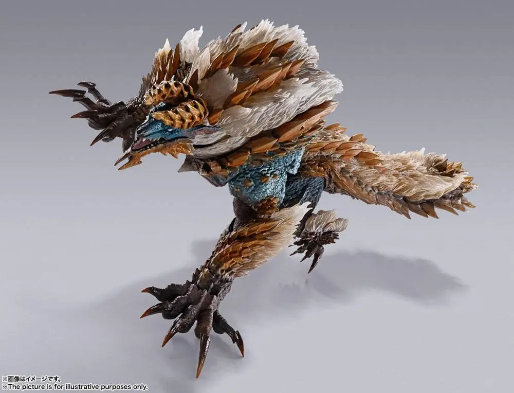 Monster Hunter World Iceborne S.H. MonsterArts Zinogre akciófigura 29 cm termékfotó