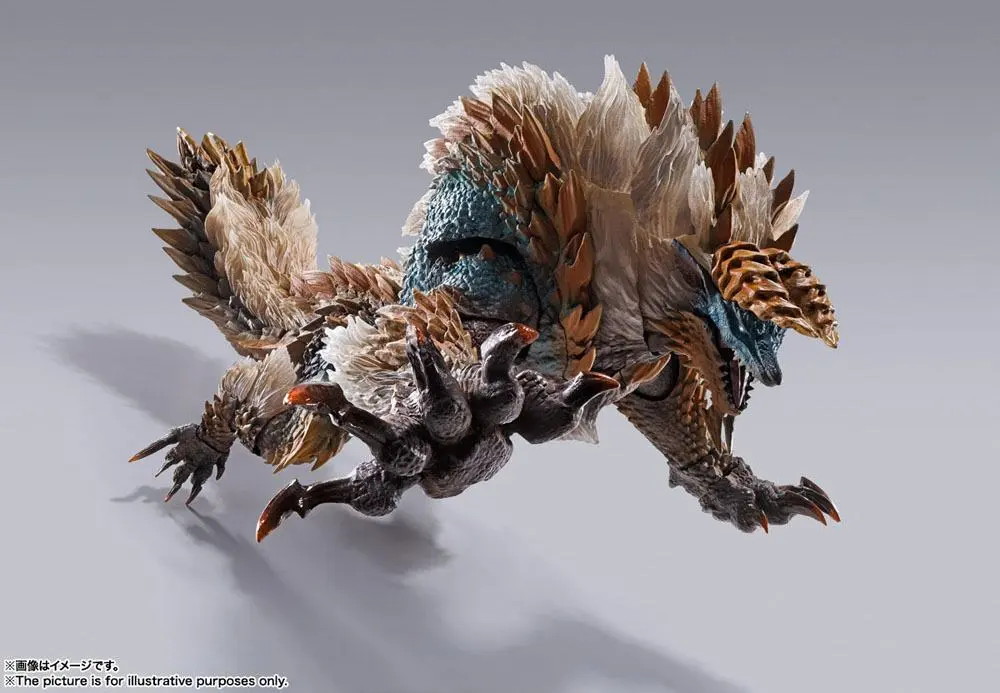 Monster Hunter World Iceborne S.H. MonsterArts Zinogre akciófigura 29 cm termékfotó