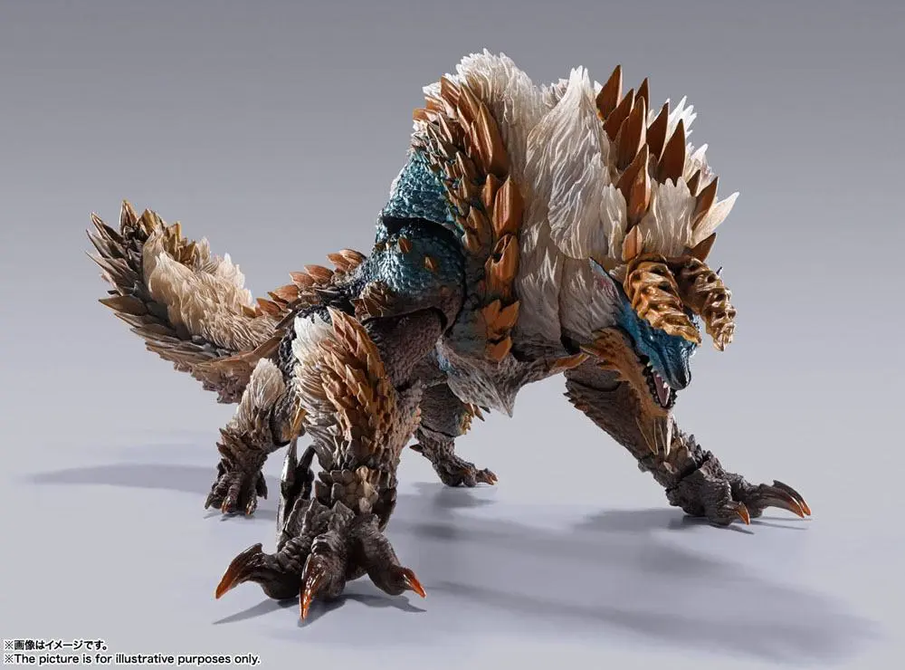 Monster Hunter World Iceborne S.H. MonsterArts Zinogre akciófigura 29 cm termékfotó
