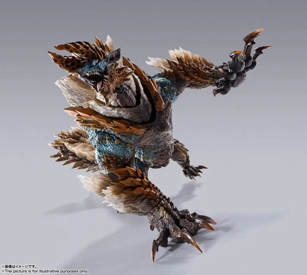 Monster Hunter World Iceborne S.H. MonsterArts Zinogre akciófigura 29 cm termékfotó
