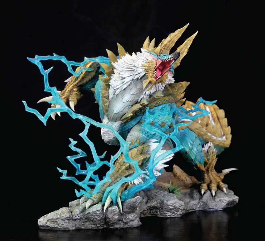 Monster Hunter Zinogre 1/10 The Thunder Wolf Wyvern dioráma 56 cm termékfotó