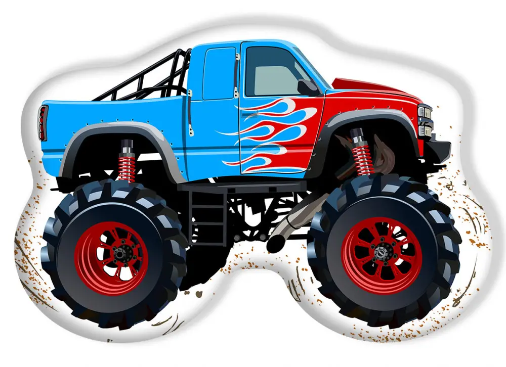 Monster Truck formapárna, díszpárna 37*40 cm termékfotó