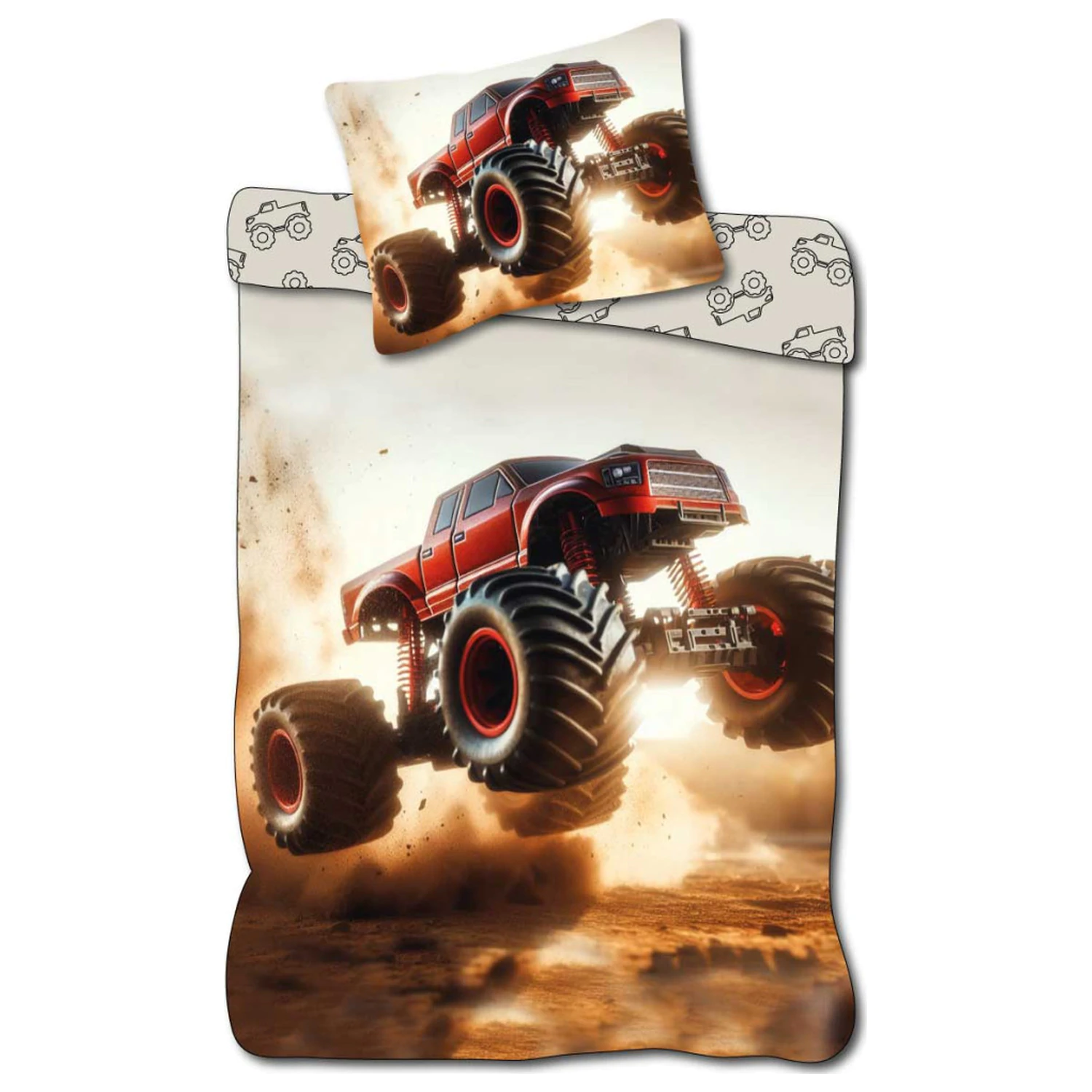 Monster Truck Rally ágyneműhuzat termékfotó