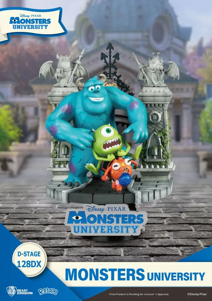 Monsters University D-Stage Mike &amp; Sulley PVC Diorama szobor figura 14 cm termékfotó