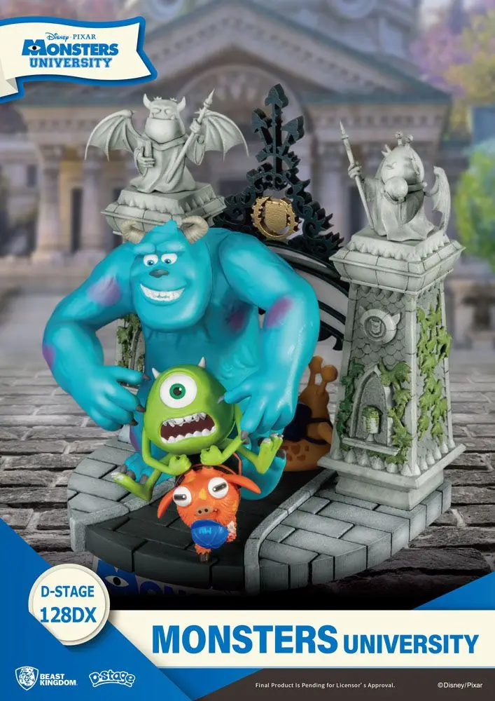 Monsters University D-Stage Mike &amp; Sulley PVC Diorama szobor figura 14 cm termékfotó