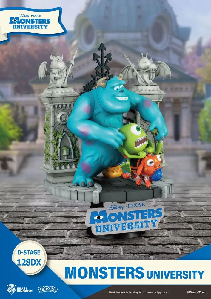 Monsters University D-Stage Mike &amp; Sulley PVC Diorama szobor figura 14 cm termékfotó