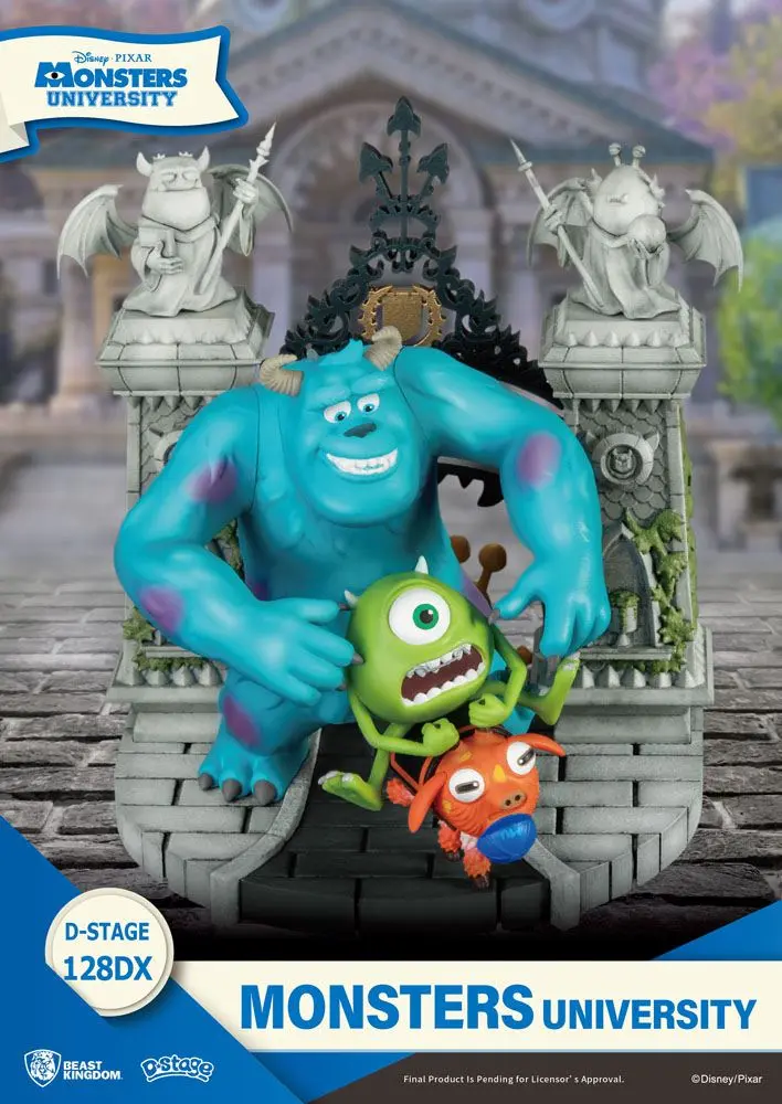 Monsters University D-Stage Mike &amp; Sulley PVC Diorama szobor figura 14 cm termékfotó