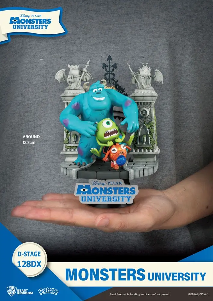 Monsters University D-Stage Mike &amp; Sulley PVC Diorama szobor figura 14 cm termékfotó