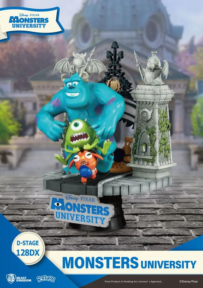 Monsters University D-Stage Mike &amp; Sulley PVC Diorama szobor figura 14 cm termékfotó