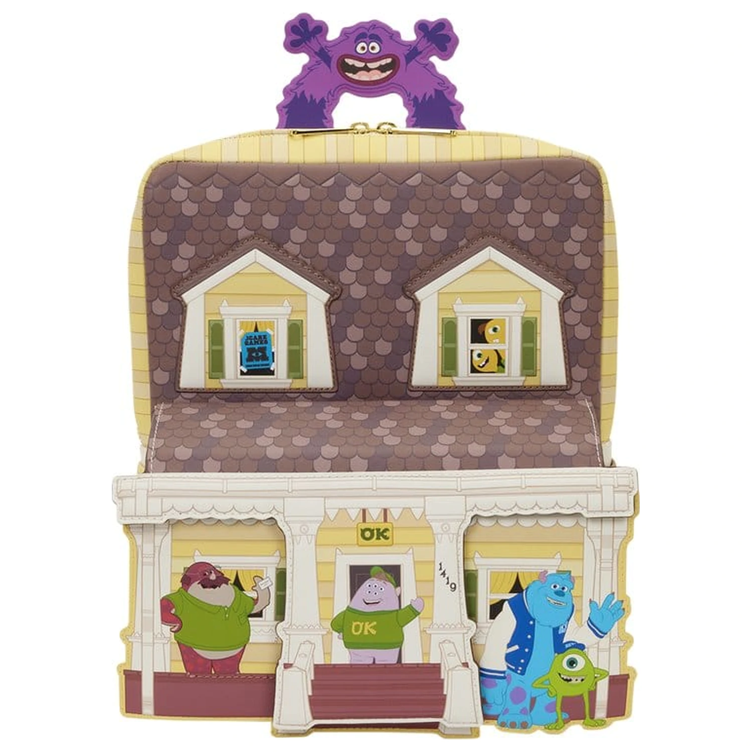 Monsters University Oozma Kappa House Figural Mini táska hátizsák termékfotó
