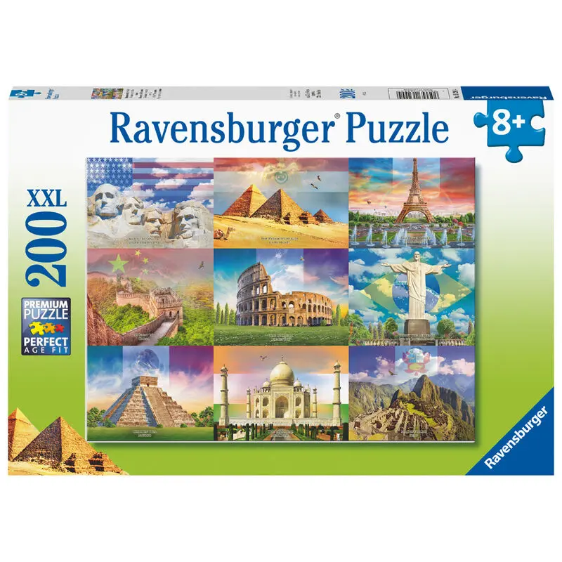 Monuments of the world XXL puzzle 200db-os termékfotó