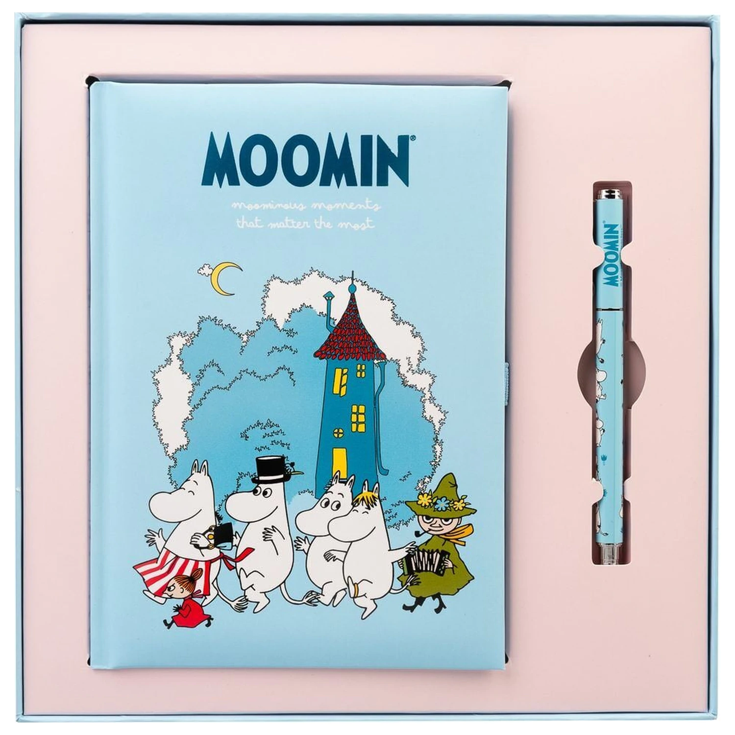 Moomin A5-ös jegyzetfüzet és toll csomag  termékfotó