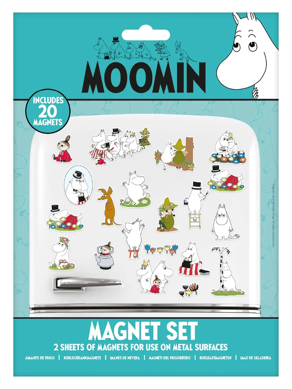 Moomin Moomins hűtőmágnes csomag termékfotó