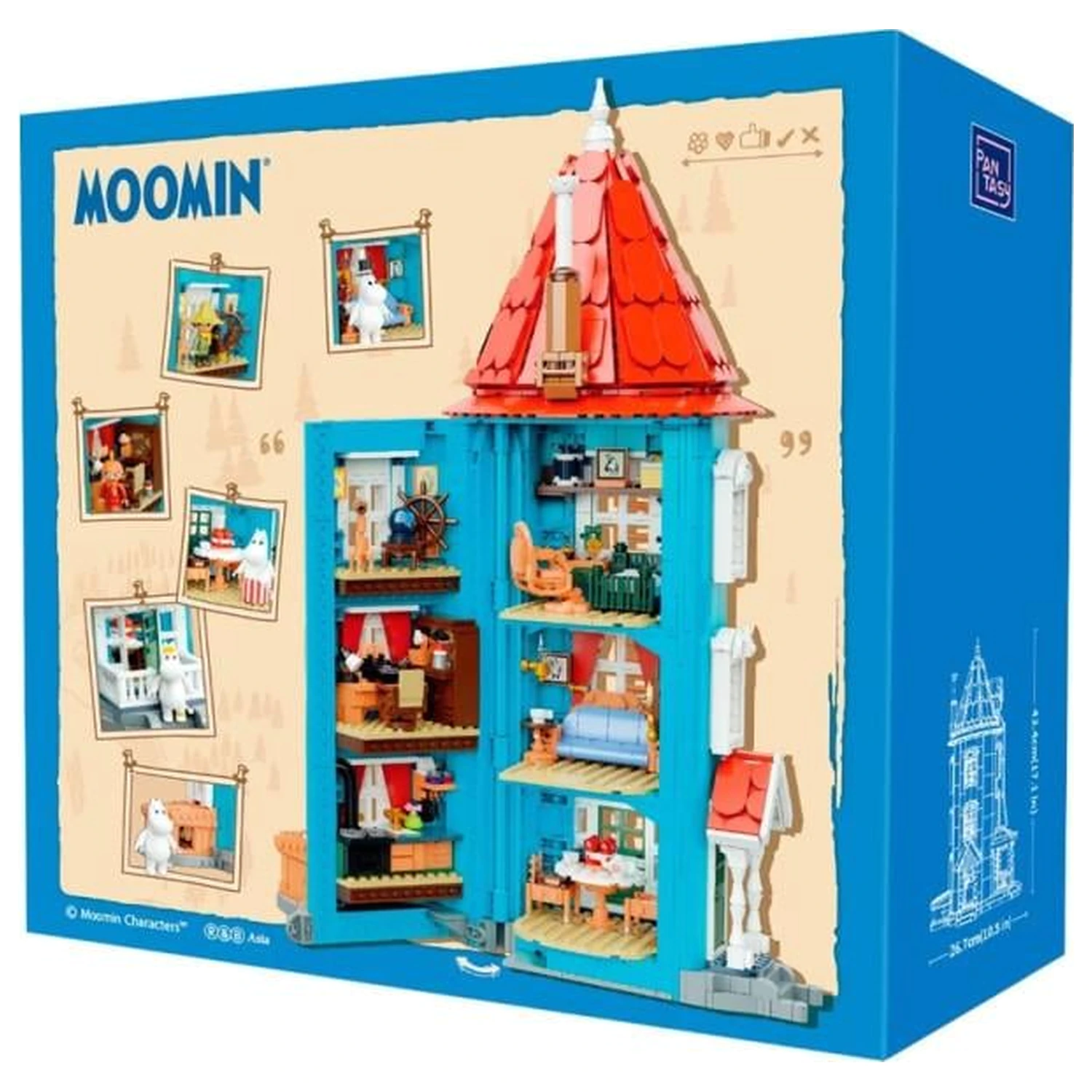 MOOMIN Moomin House építőkészlet 1757 db-os termékfotó