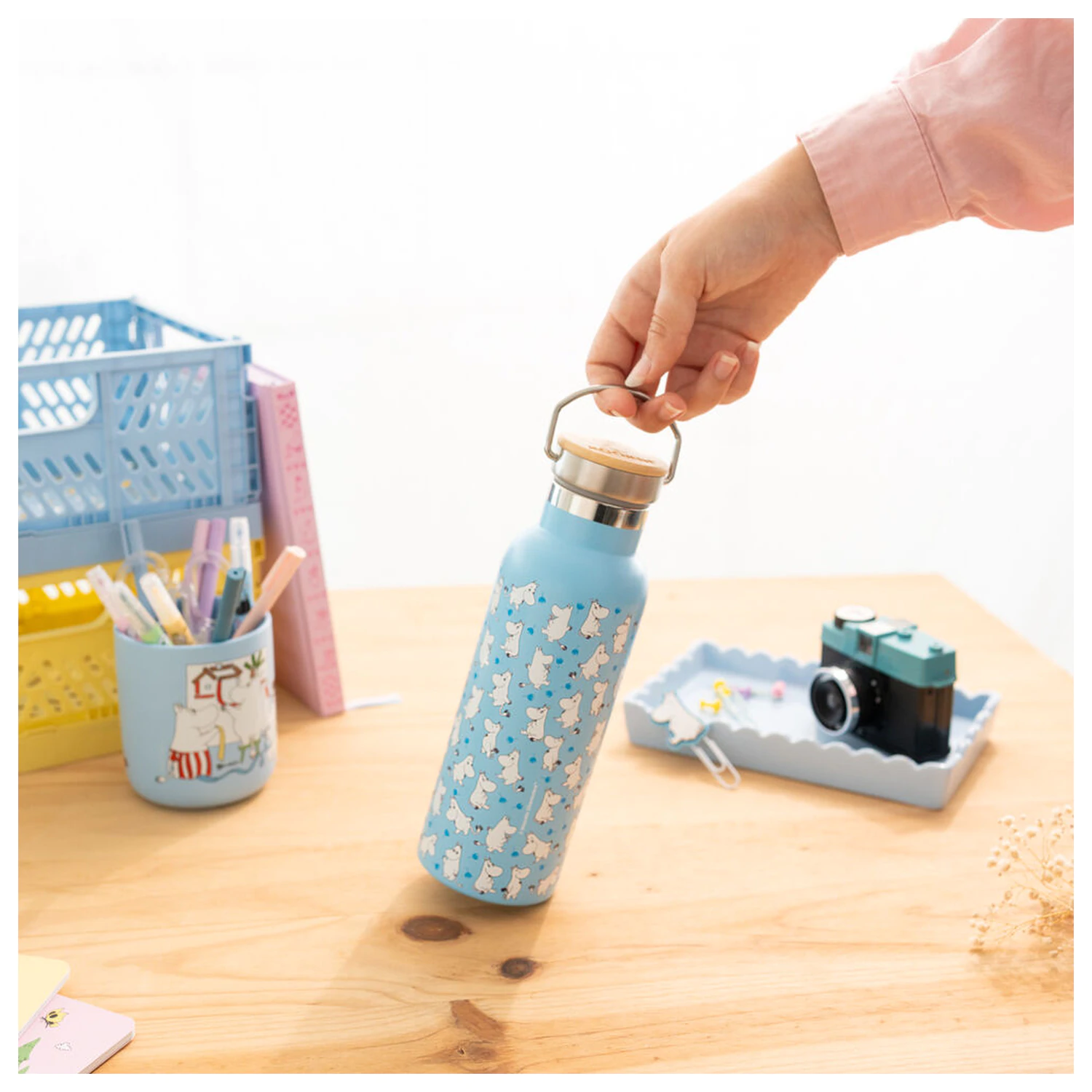 Moomin rozsdamentes acél palack kulacs 500ml termékfotó