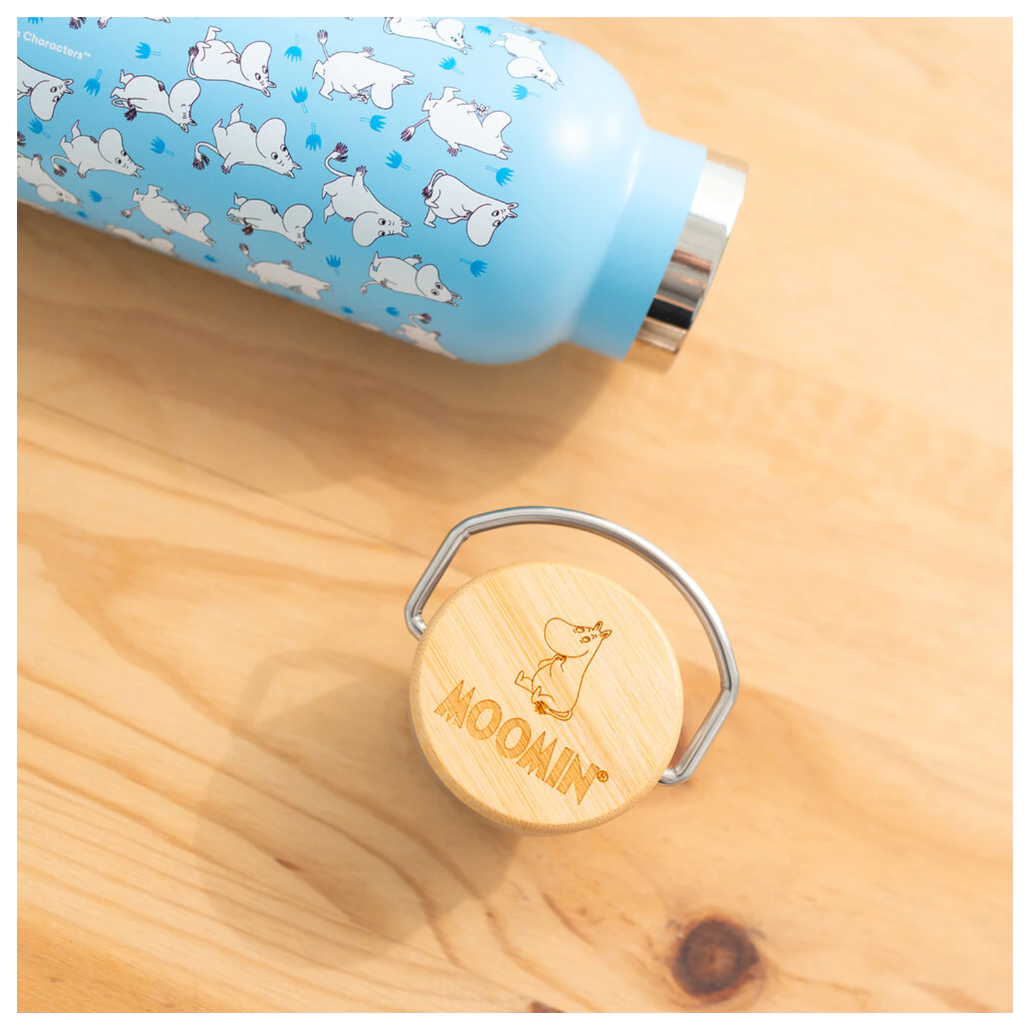 Moomin rozsdamentes acél palack kulacs 500ml termékfotó
