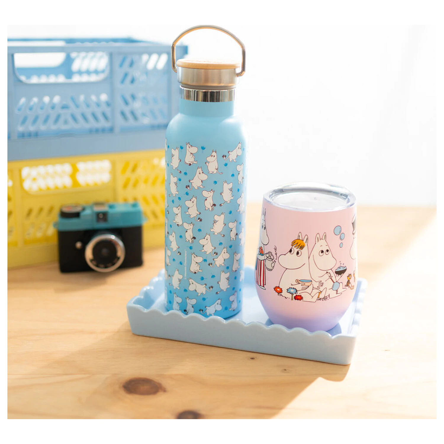 Moomin rozsdamentes acél palack kulacs 500ml termékfotó