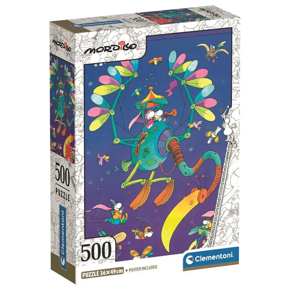 Mordillo The Journey puzzle 500db-os termékfotó