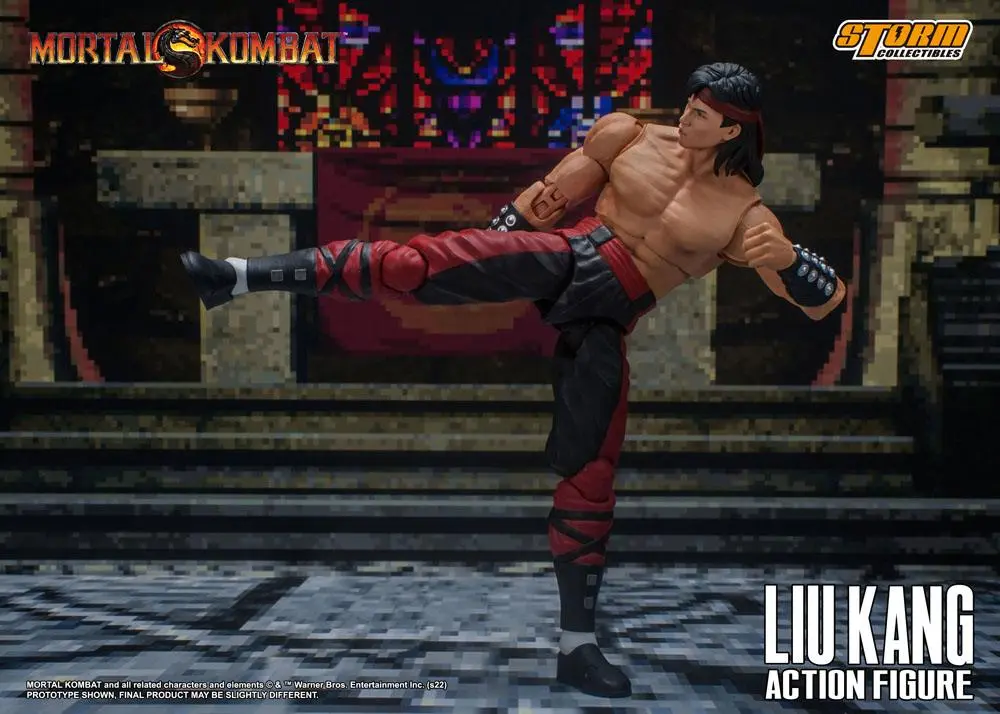 Mortal Kombat 1/12 Liu Kang akciófigura 18 cm termékfotó