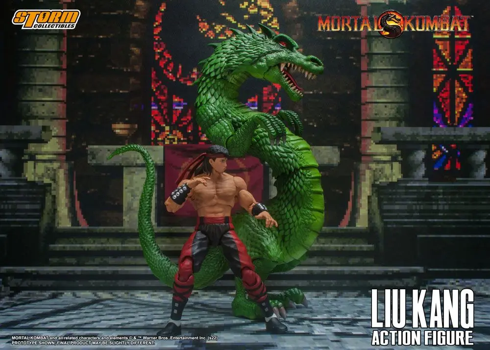 Mortal Kombat 1/12 Liu Kang akciófigura 18 cm termékfotó