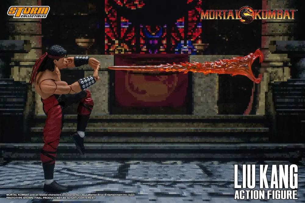 Mortal Kombat 1/12 Liu Kang akciófigura 18 cm termékfotó