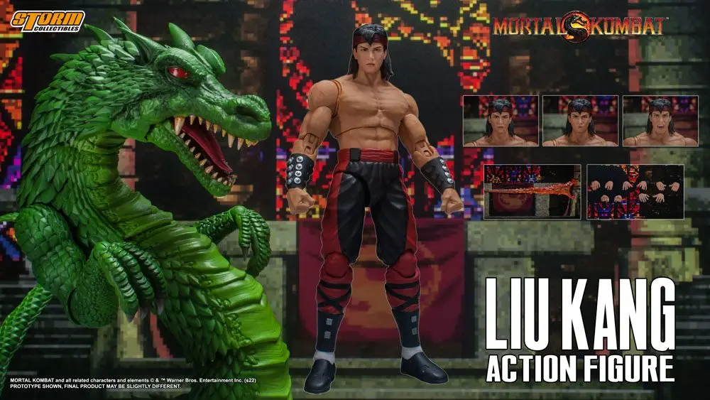 Mortal Kombat 1/12 Liu Kang akciófigura 18 cm termékfotó