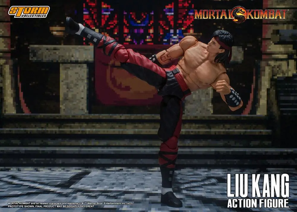 Mortal Kombat 1/12 Liu Kang akciófigura 18 cm termékfotó