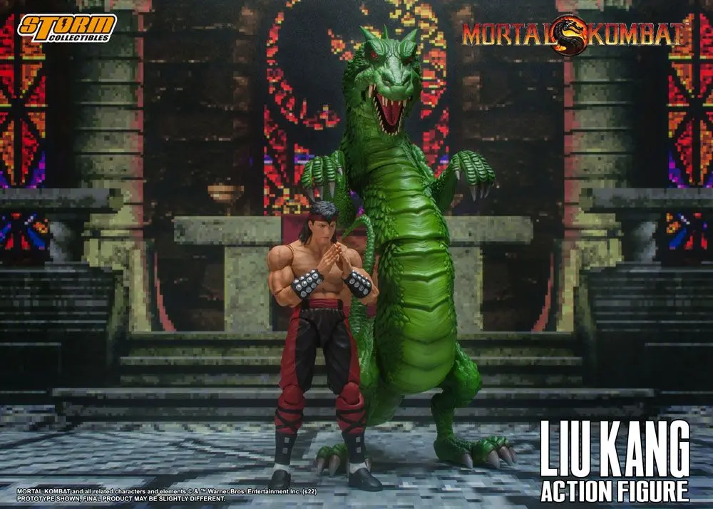 Mortal Kombat 1/12 Liu Kang akciófigura 18 cm termékfotó
