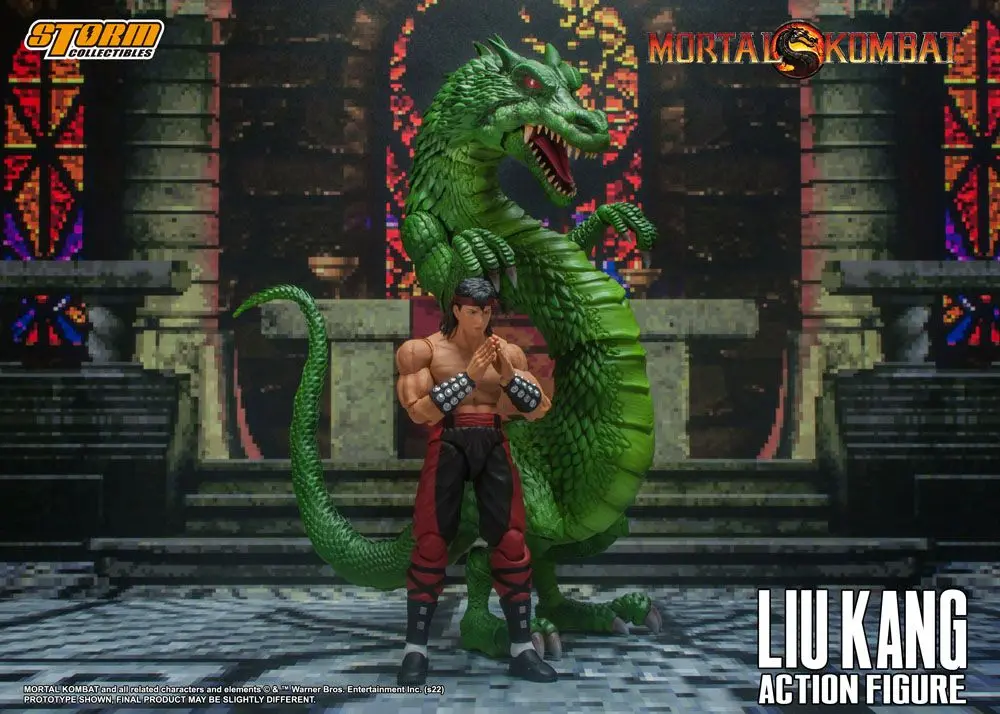Mortal Kombat 1/12 Liu Kang akciófigura 18 cm termékfotó