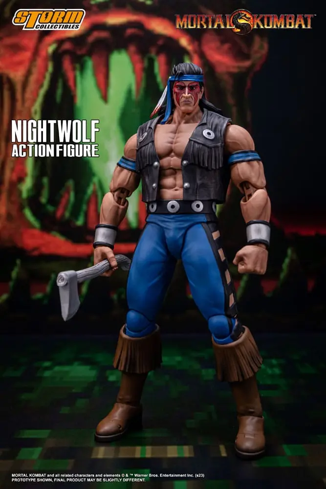 Mortal Kombat 1/12 Nightwolf akciófigura 18 cm termékfotó