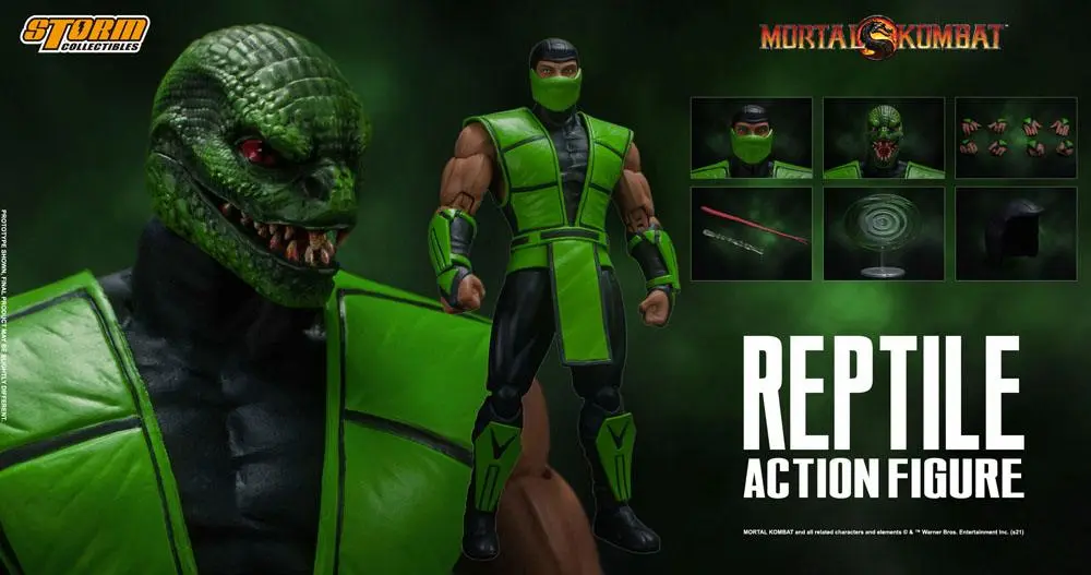 Mortal Kombat 1/12 Reptile akciófigura 18 cm termékfotó