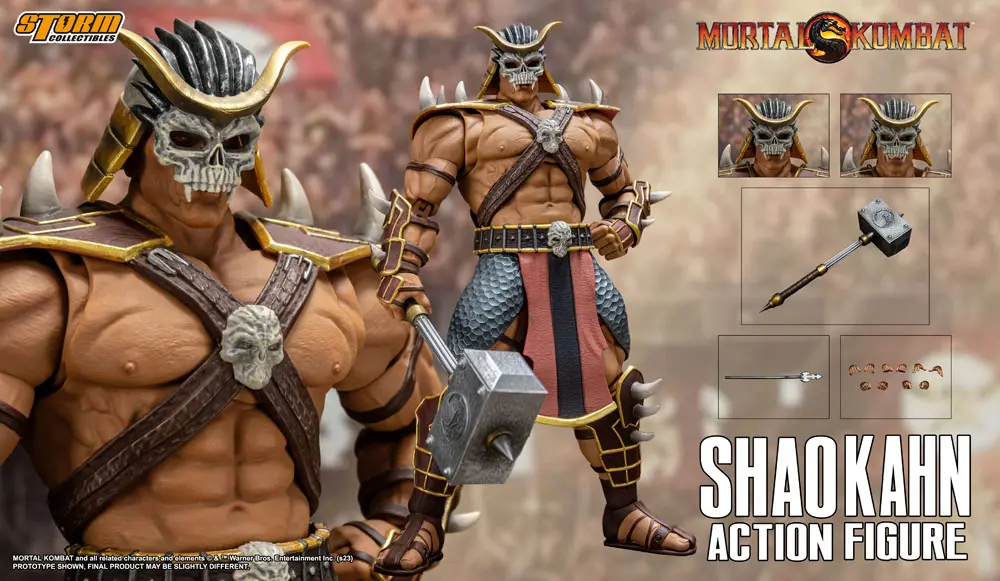 Mortal Kombat 1/12 Shao Kahn akciófigura 18 cm termékfotó