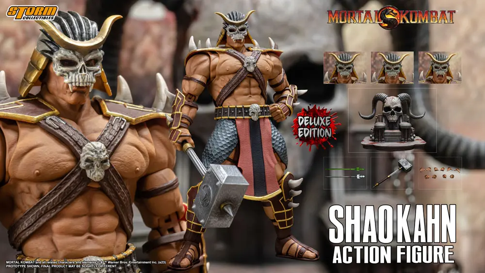 Mortal Kombat 1/12 Shao Kahn Deluxe Edition akciófigura 18 cm termékfotó