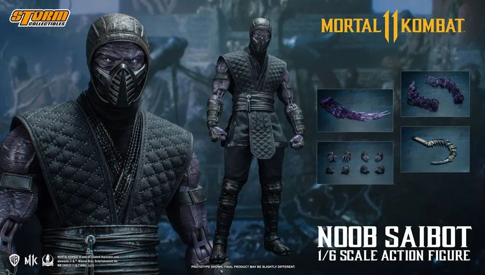 Mortal Kombat 11 1/6 Noob Saibot akciófigura 32 cm termékfotó