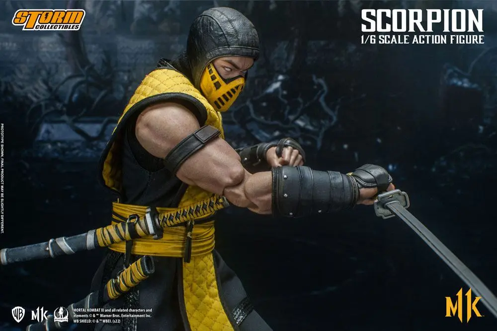 Mortal Kombat 11 akciófigura 1/6 Scorpion 32 cm termékfotó