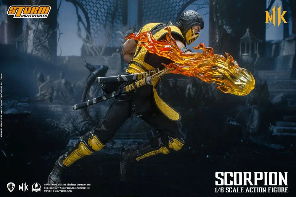 Mortal Kombat 11 akciófigura 1/6 Scorpion 32 cm termékfotó