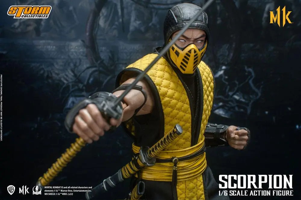 Mortal Kombat 11 akciófigura 1/6 Scorpion 32 cm termékfotó