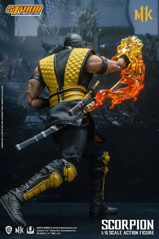 Mortal Kombat 11 akciófigura 1/6 Scorpion 32 cm termékfotó