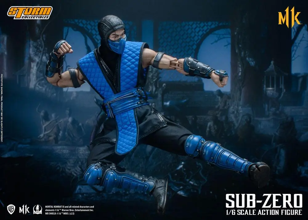 Mortal Kombat 11 akciófigura 1/6 Sub- Zero 32 cm termékfotó