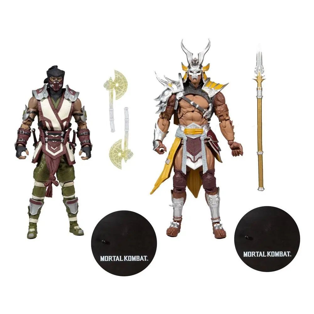 Mortal Kombat 2-Pack Sub-Zero &amp; Shao Khan akciófigura 18 cm termékfotó