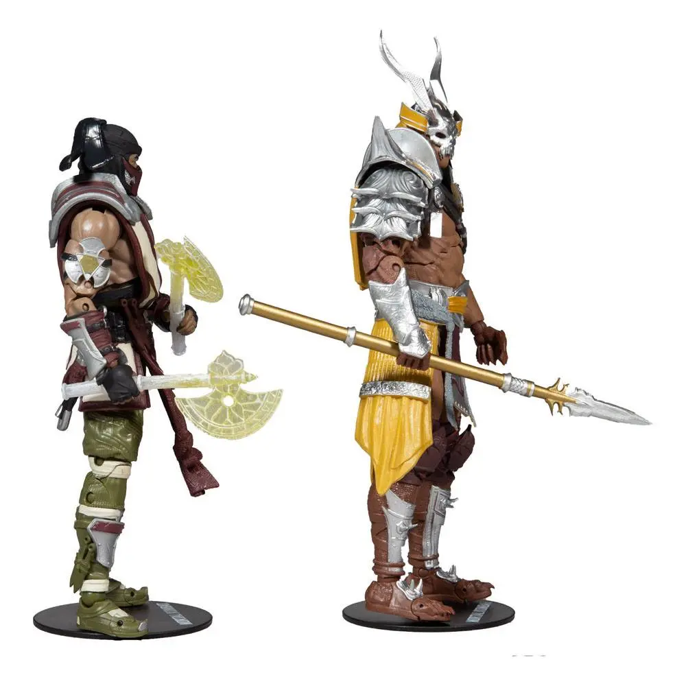 Mortal Kombat 2-Pack Sub-Zero &amp; Shao Khan akciófigura 18 cm termékfotó